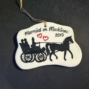 2019 Married on Mackinac Island Ornament